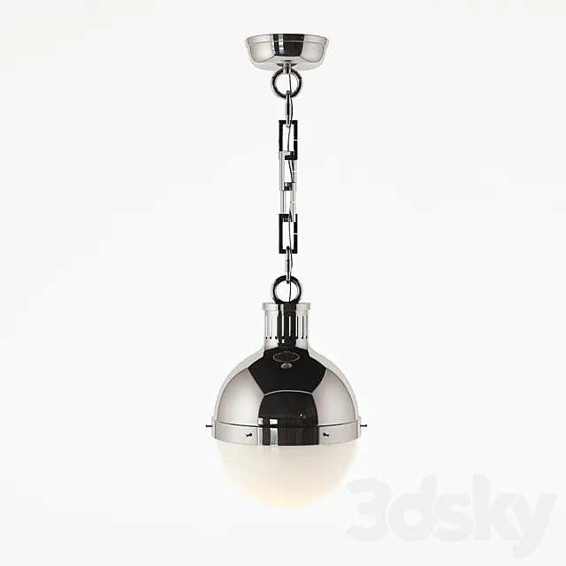 Thomas O’Brien Modern Hicks Small Pendant (Polished Nicke) 3ds Max