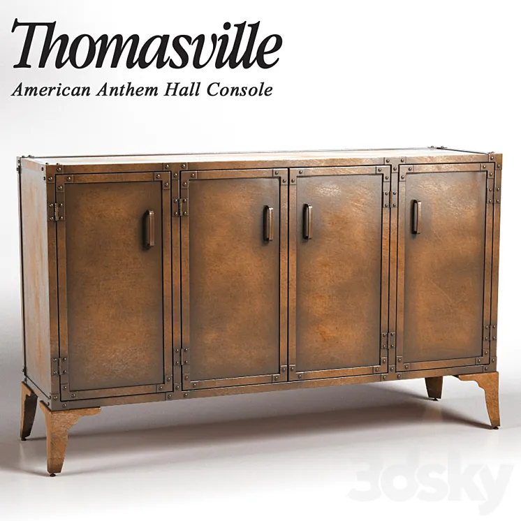 Thomasville American Anthem Hall Console 3DS Max