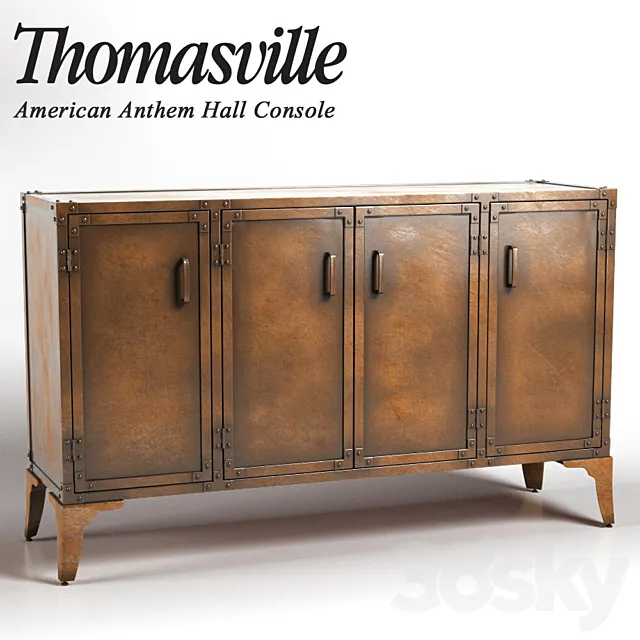 Thomasville American Anthem Hall Console 3DSMax File
