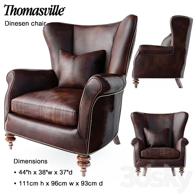 Thomasville Dinesen chair 3DSMax File