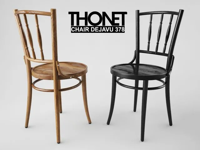 thonet dejavu 378 chair 3dsMax Model