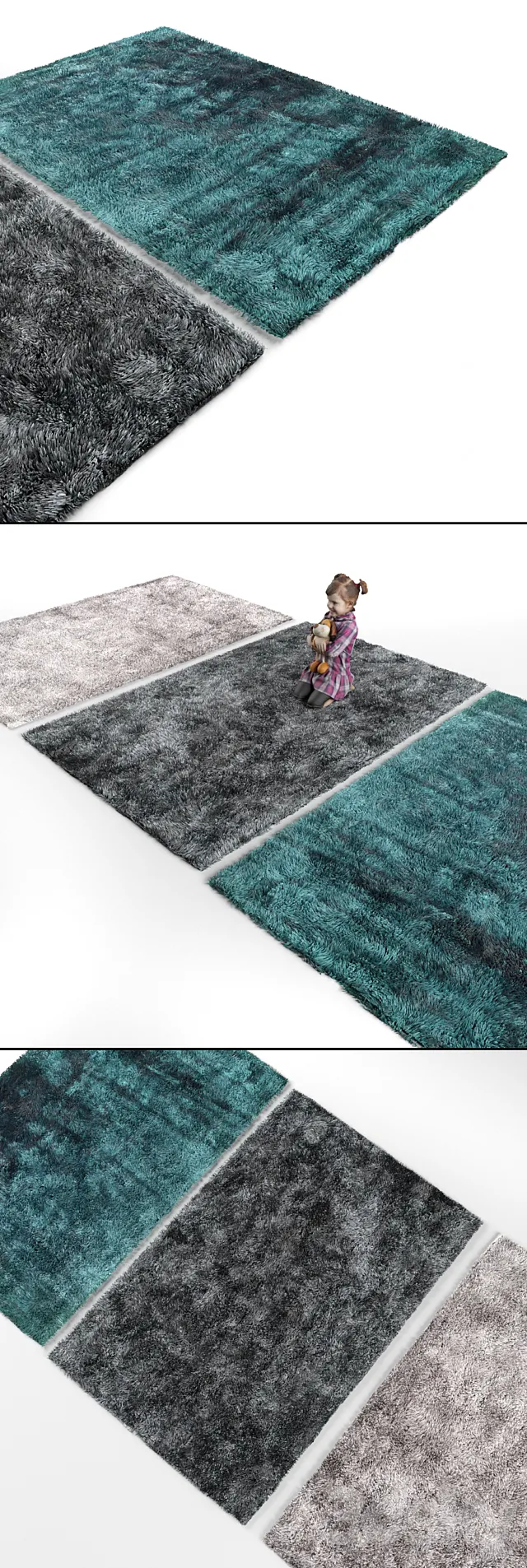 Three carpet 4 3DSMax File