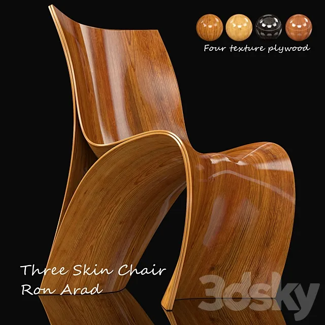 Three Skin Chair (3Skin) 3ds Max