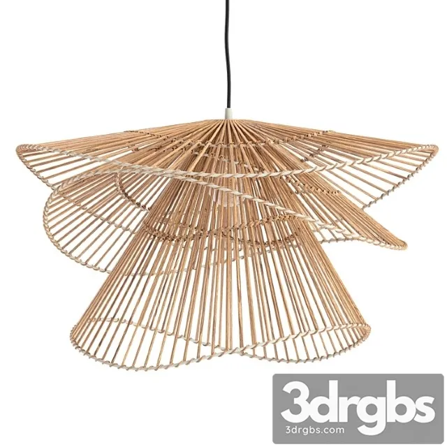 Three tiers bamboo pendant lights