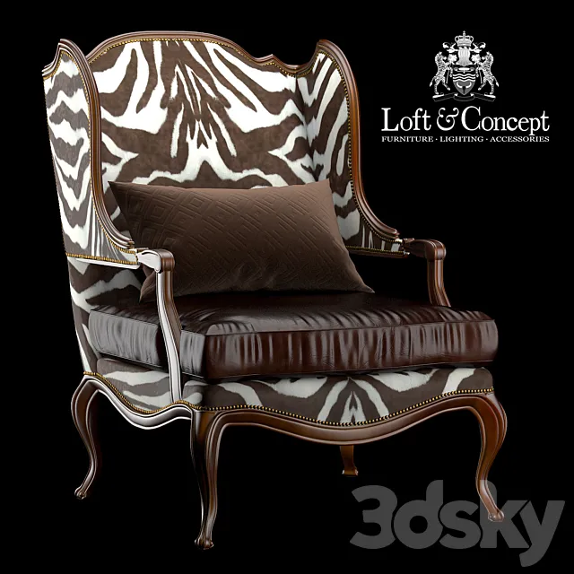 THRONE ZEBRA 3DSMax File