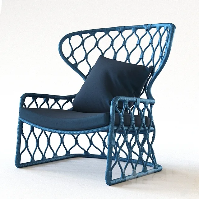 Tidelli PAINHO LIVING ARMCHAIR 3DS Max Model