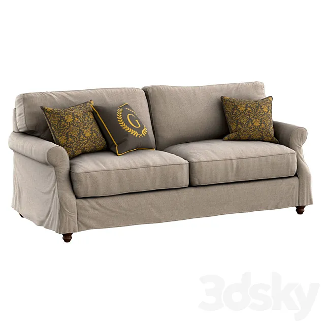 Tifton sofa 3ds Max