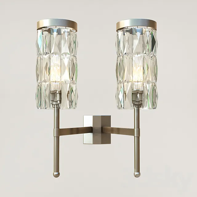 Tigermoth lighting-Stem wall light with crystal 3DS Max Model