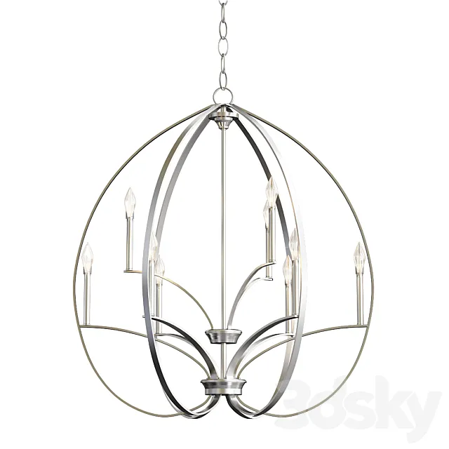 Tilbury Chandelier By Minka Lavery 3DS Max Model