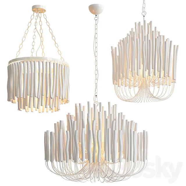Tilda Chandelier Collection – 3 type 3ds Max