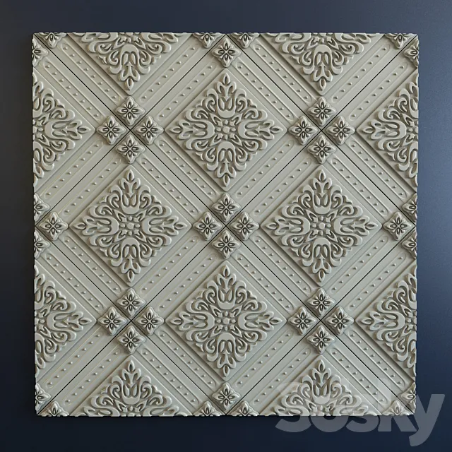 Tile 2323 3DS Max Model