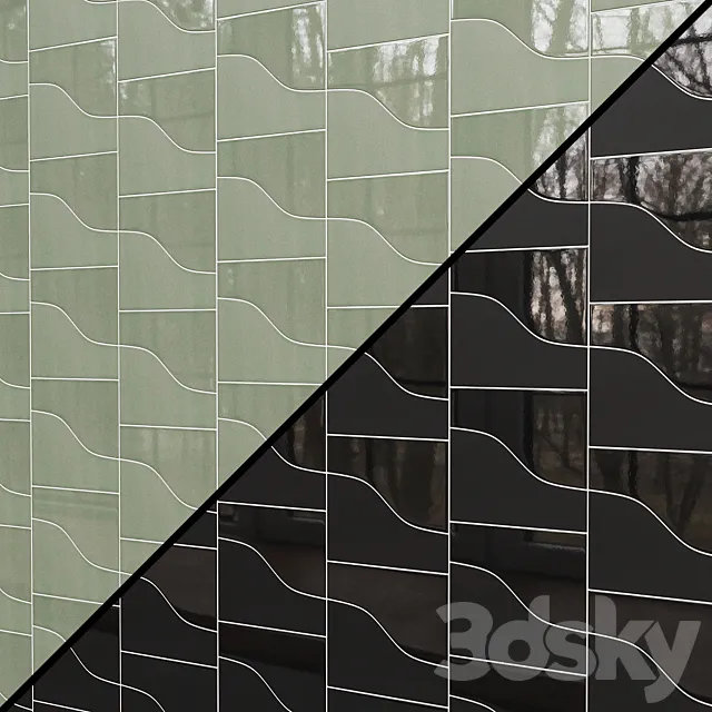 Tile Ceramic CURVE Equipe Ceramicas 3ds Max