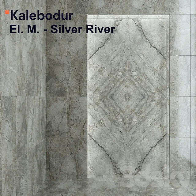 Tile Kale Elegant Marbles – Silver River 3DSMax File