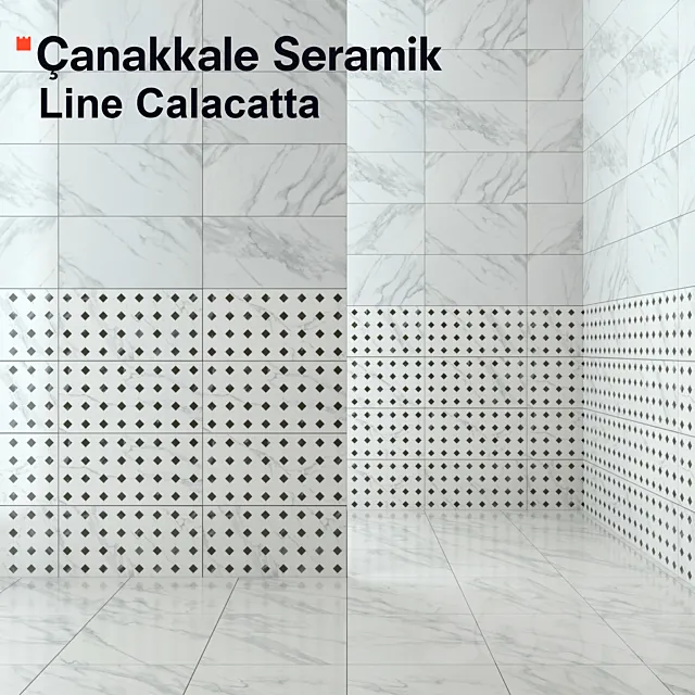 Tile Line Calacatta 3DS Max Model