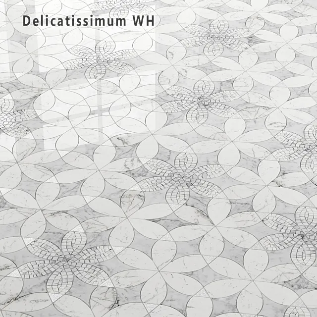 Tile Sicis SiciStone Delicatissimum WH 3DS Max Model