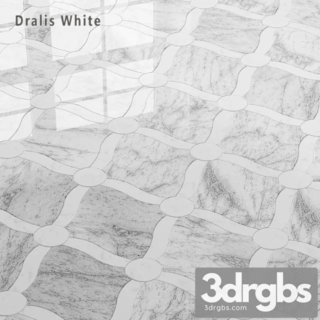 Tile Sicis Sicistone Dralis White 3dsmax Download