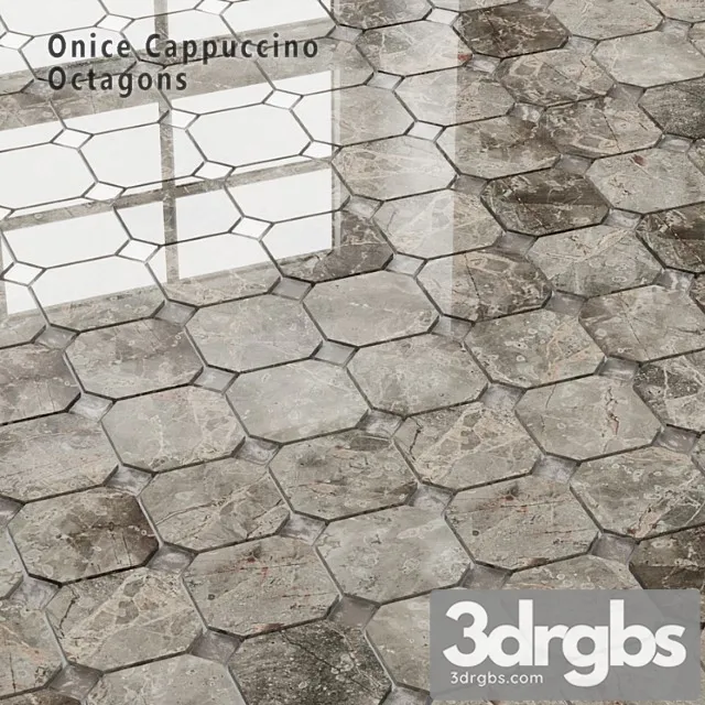 Tile Sicis Sicistone Onice Cappuccino Octagons 3dsmax Download