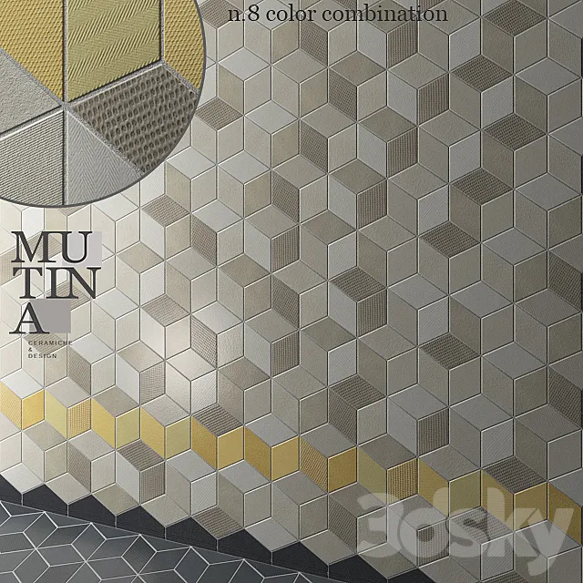 Tile TEX by Mutina – set 02 3DSMax File