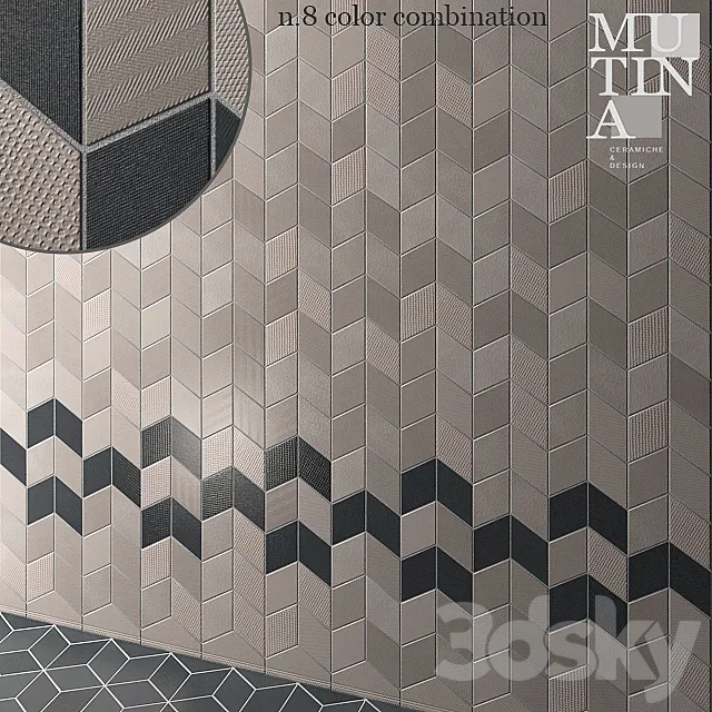 Tile TEX by Mutina – set 04 3DS Max Model