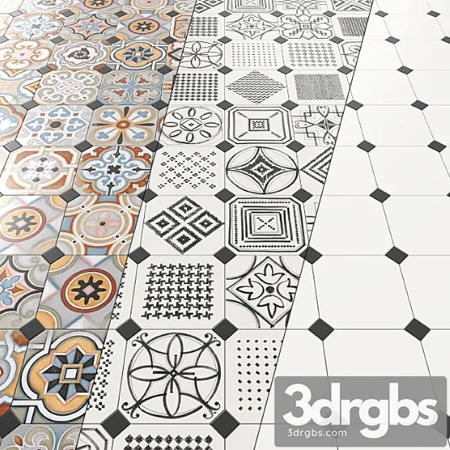 Tile vives vodevil (geometry). 3dsmax Download