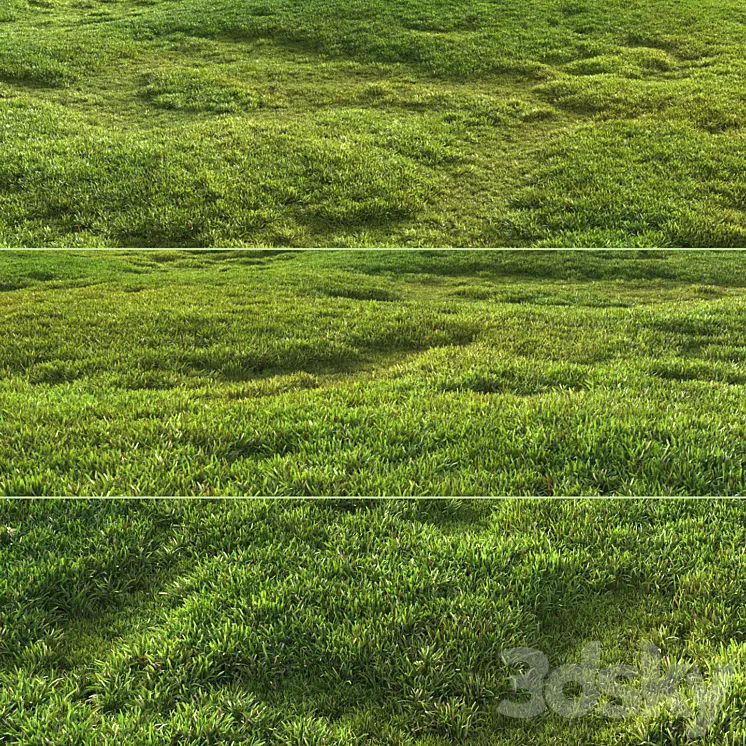 Tileable grass 3DS Max Model