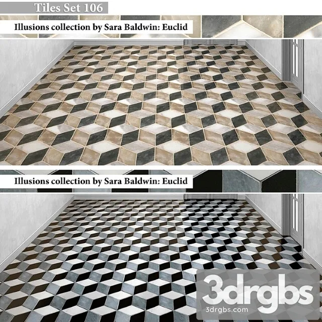 Tiles set 106 3dsmax Download