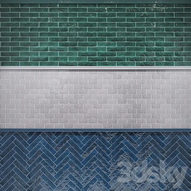 Tiles. Set 2 3ds Max