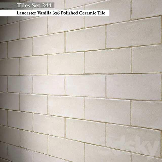 Tiles set 244 3ds Max