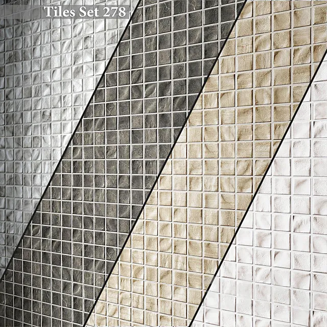 Tiles set 278 3DS Max Model