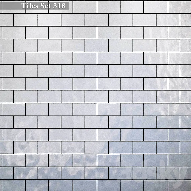 Tiles set 318 3ds Max