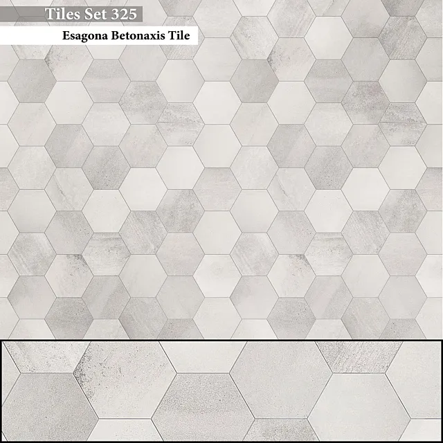 Tiles set 325 3DS Max Model