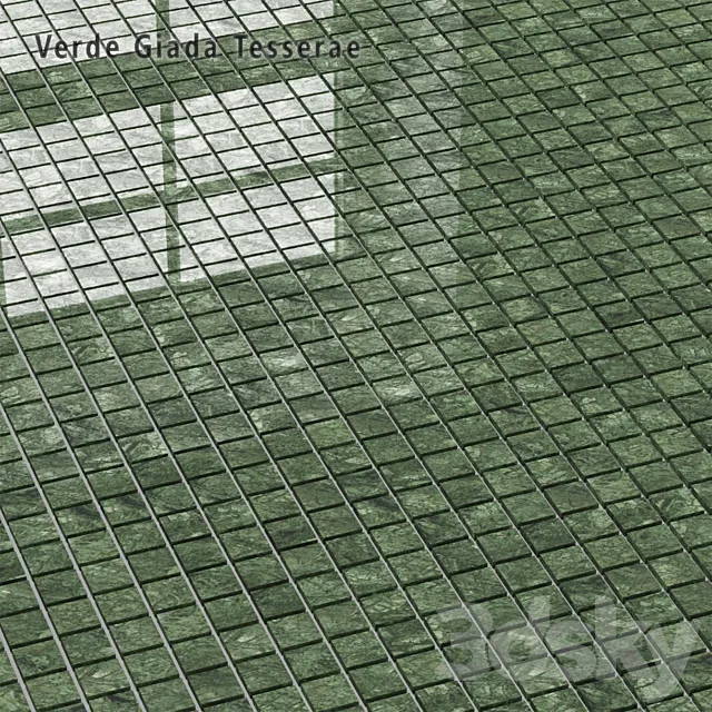 Tiles Sicis SiciStone Verde Giada Tesserae 3ds Max