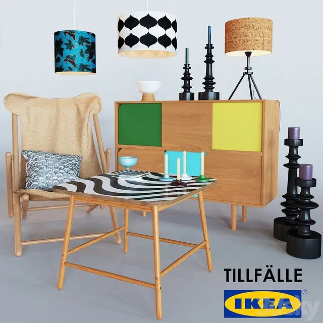 Tillfalle Living Room 3dsMax Model