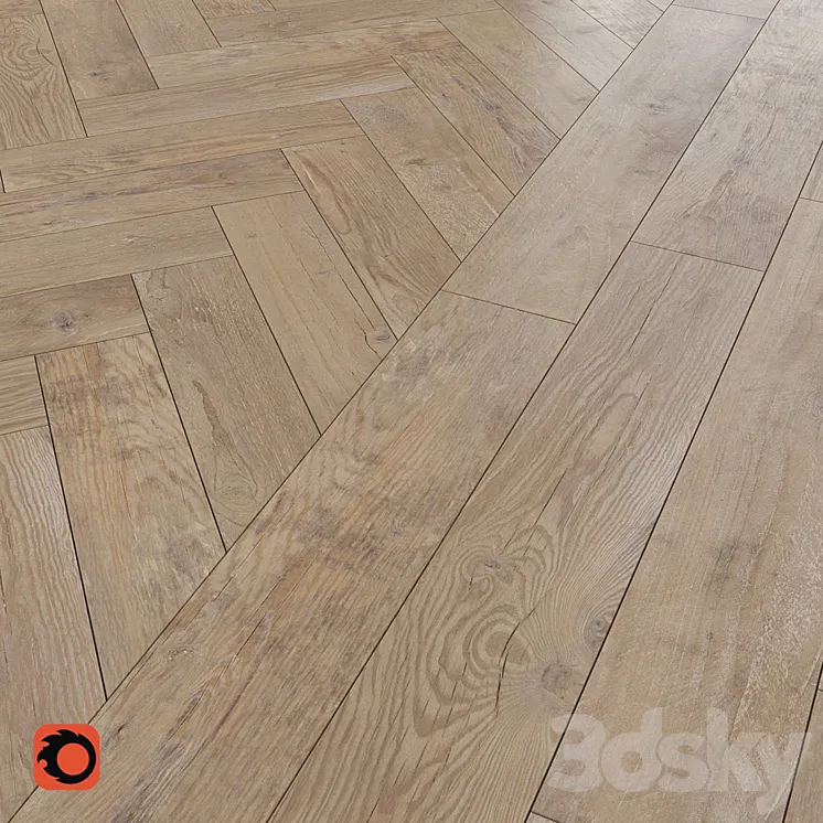 Timber Floor Tile 3DS Max