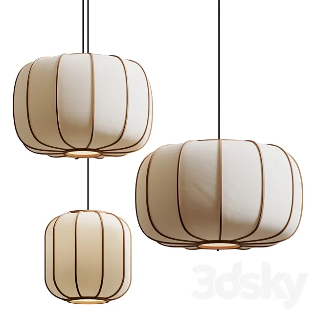 Time & Style Botan no Hana Pendant Lamps 3ds Max