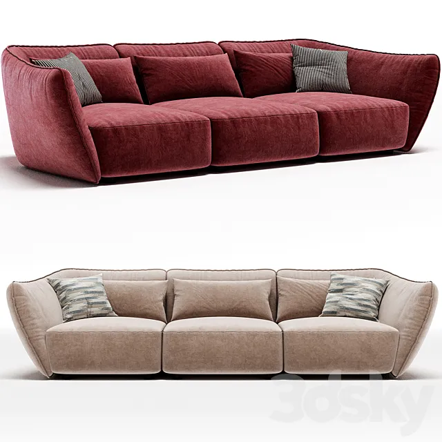 TIMELESS Sofa By Natuzzi Italia 3DS Max Model