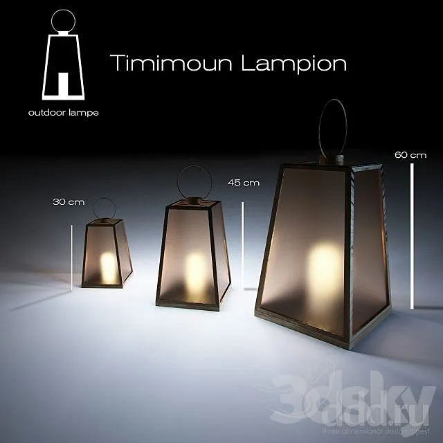 Timimoun Lampion 3ds Max