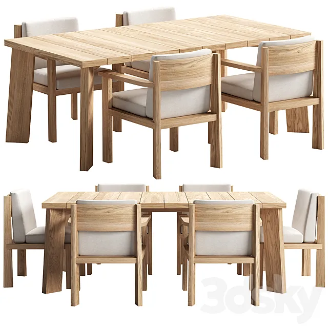 Timme Dining Set _ Piet Boon 3ds Max