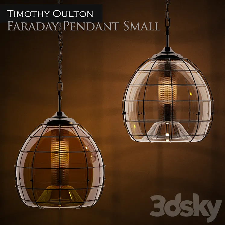 Timothy Oulton Faraday Pendant Small 3DS Max