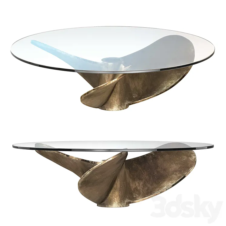 Timothy Oulton – Junk Art Propeller Coffee Table 3DS Max Model