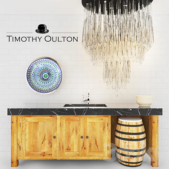 TIMOTHY OULTON KITCHEN SET 3ds Max