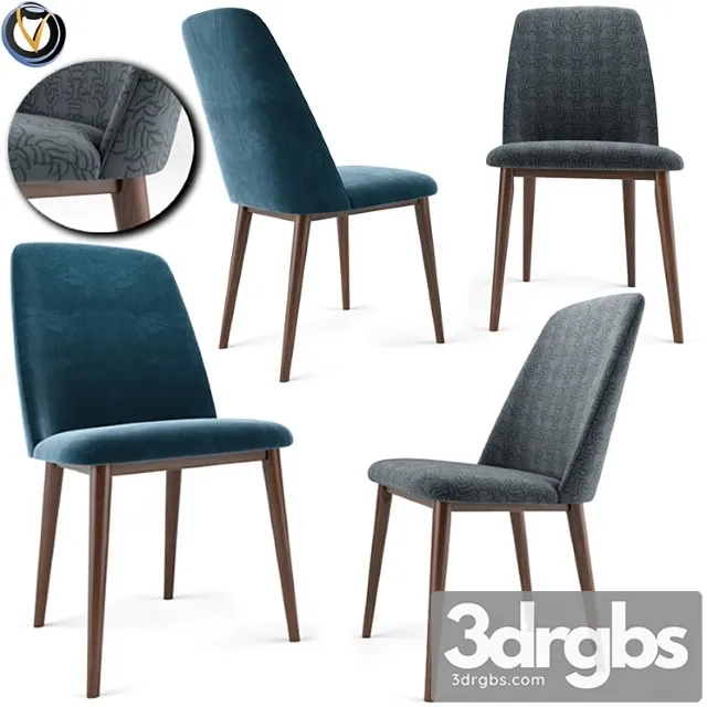 Tintori mid century modern dining chair 2 3dsmax Download