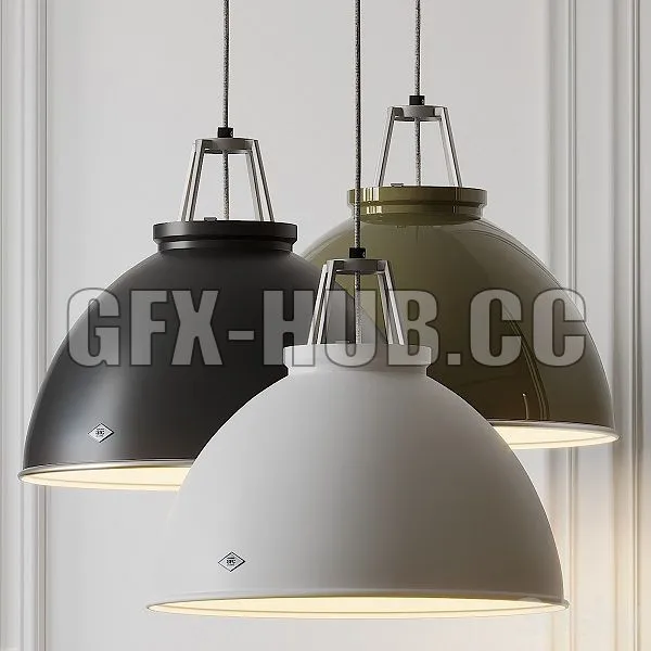Titan Size 5 No Diffuser Pendant by Original Btc 3dsMax Model