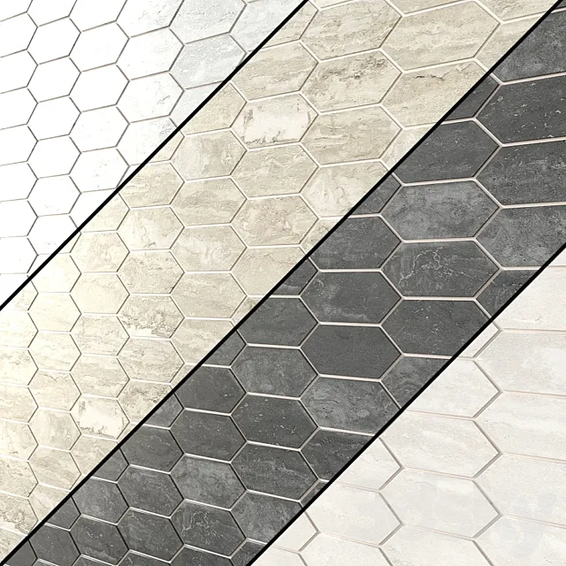 Tivoli Mosaic Natural 3ds Max