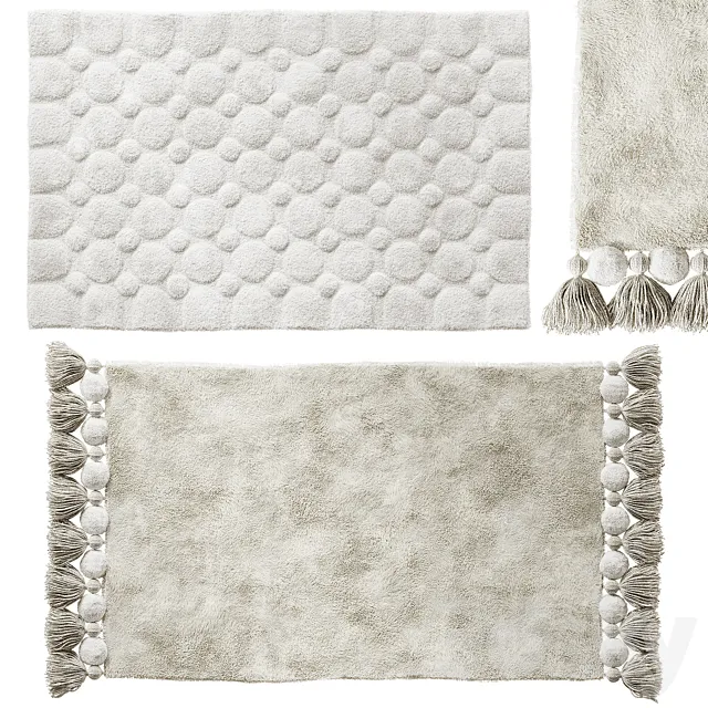 Tkano Essential Bath Mat Set 3ds Max