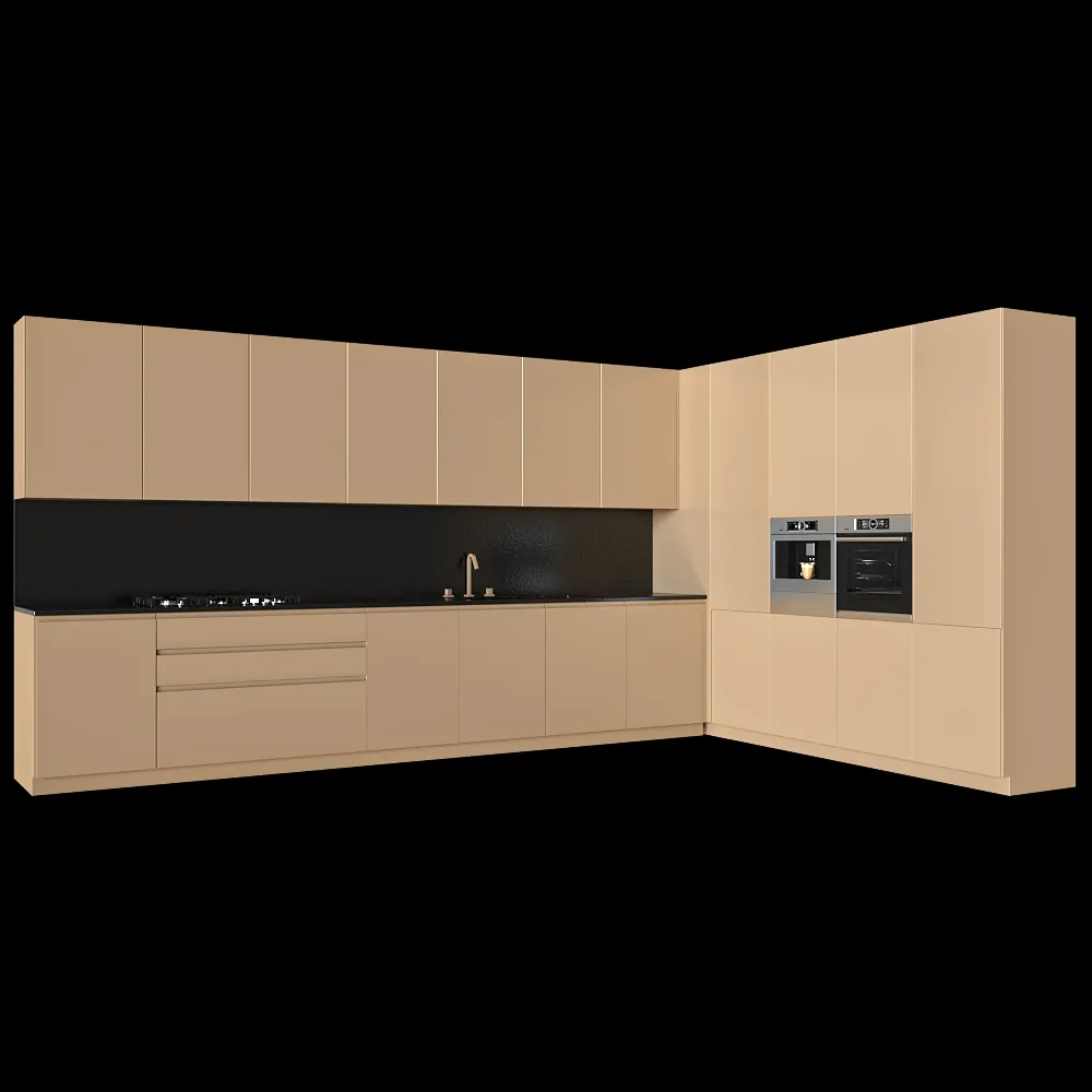 TM Italia – Kitchen Composizione Angolare Con Isola 3ds Max