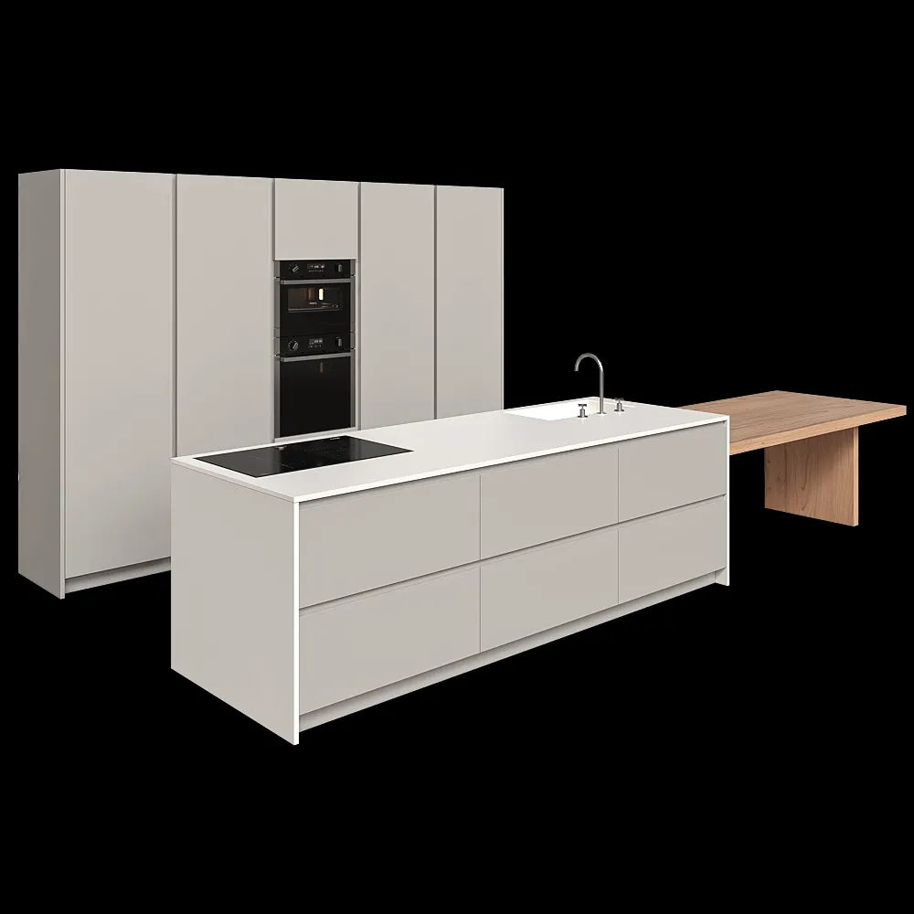 TM Italia – Kitchen K6 COMPOSIZIONE ISOLA E COLONNE 3ds Max