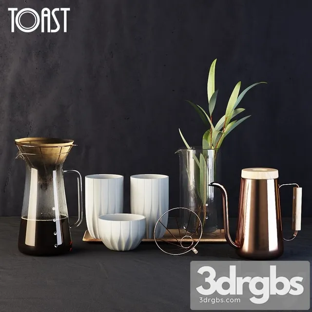 TOAST Coffee Dripper Set 3dsmax Download