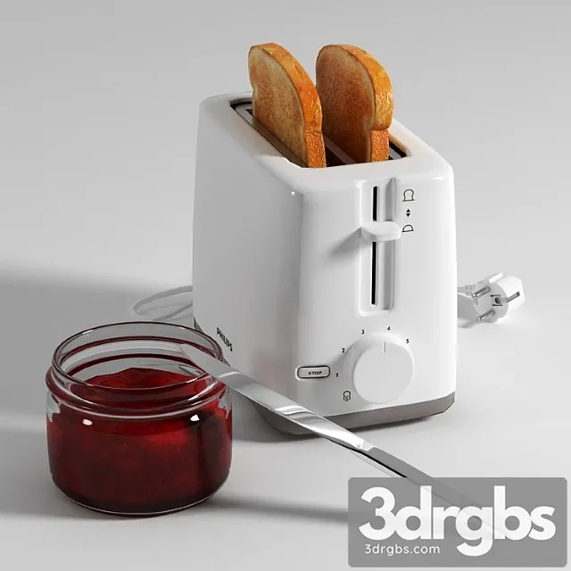 Toaster Philips HD2595 3dsmax Download