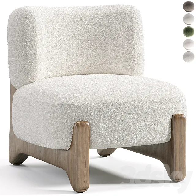 Tobo armchair 3ds Max